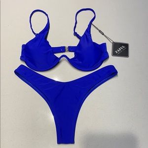 Royal Blue Zaful Bikini